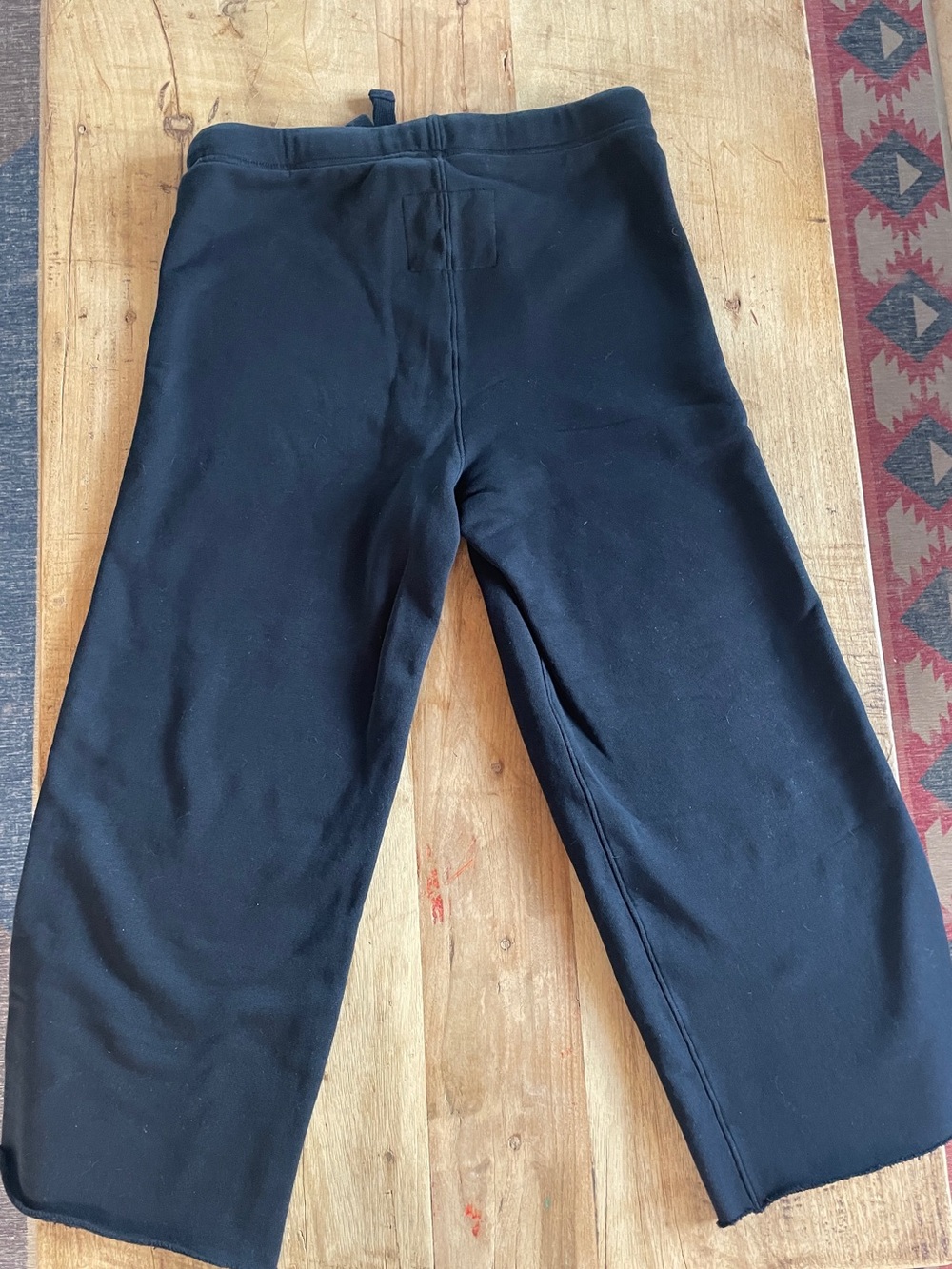 Frank & Eileen Black Wide-Leg Cropped Pants in Size Small - Picture 2 of 6